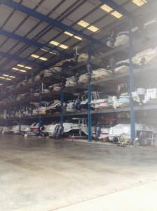 One of two boat barns