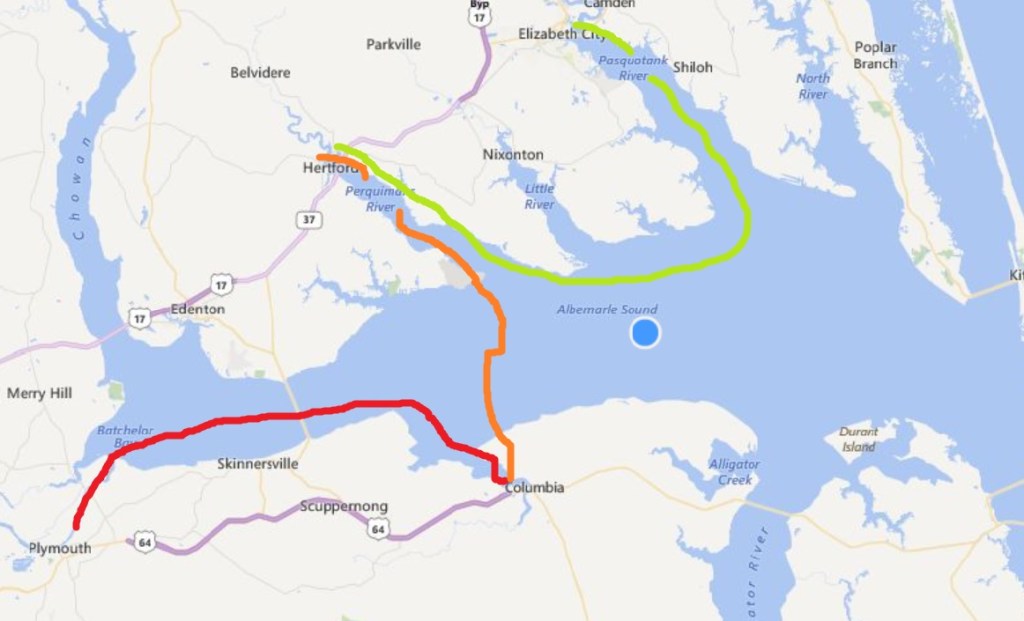 Plymouth, Columbia, and Hertford.