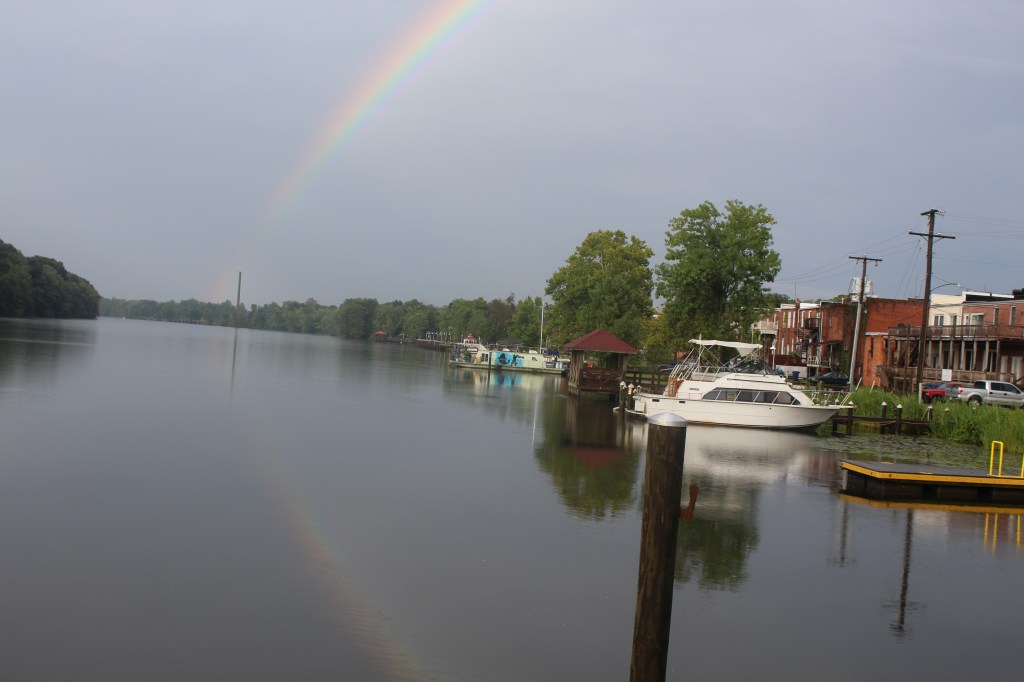 Rainbow on River