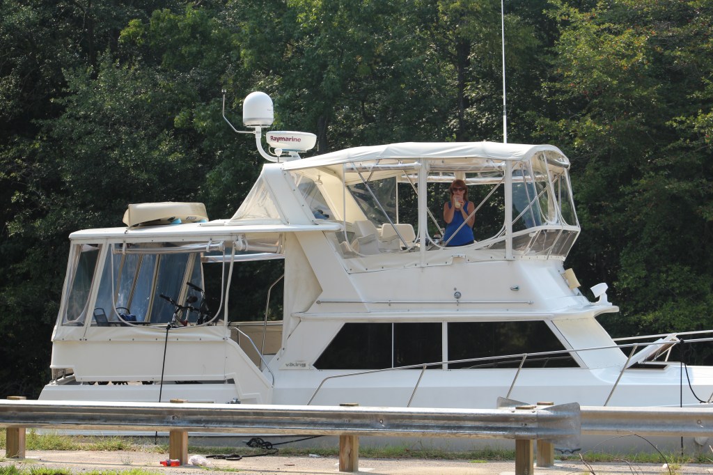First Mate enjoying vanilla shake