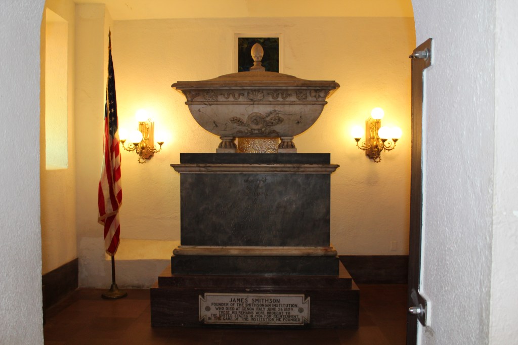 James Smithson's crypt in the Castle