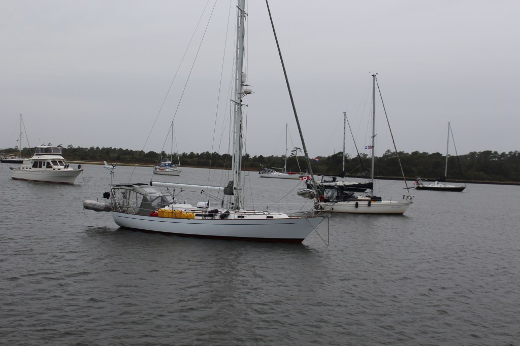 Still Waters II with some close friends in Mile Hammock Bay
