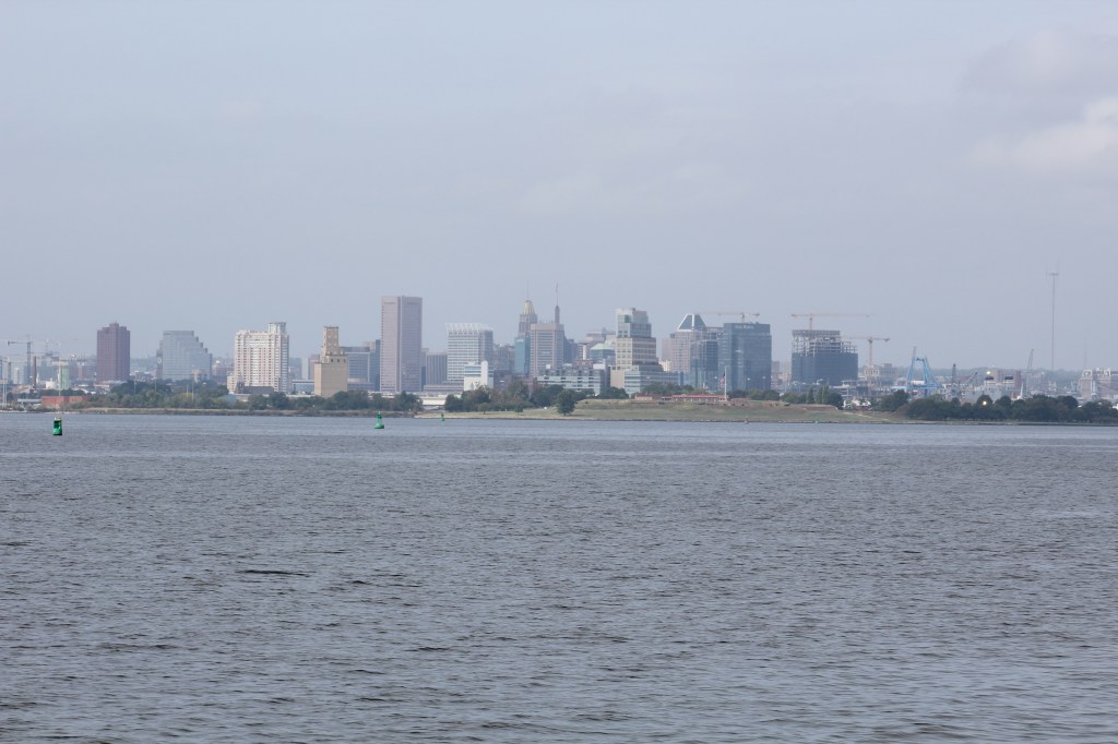 Ft McHenry and Baltimore - Two miles out - This is where the British were 