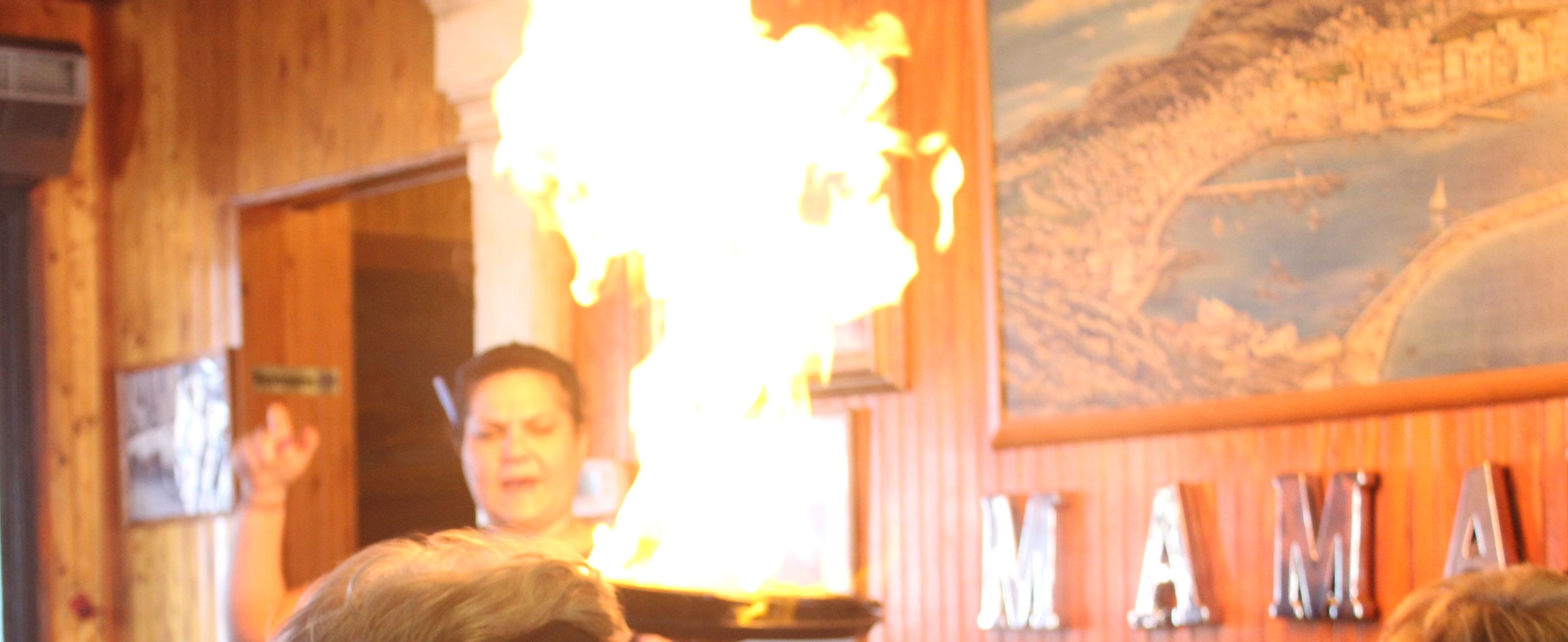 6-mamas-greek-restaurant-flaming-goat-cheese