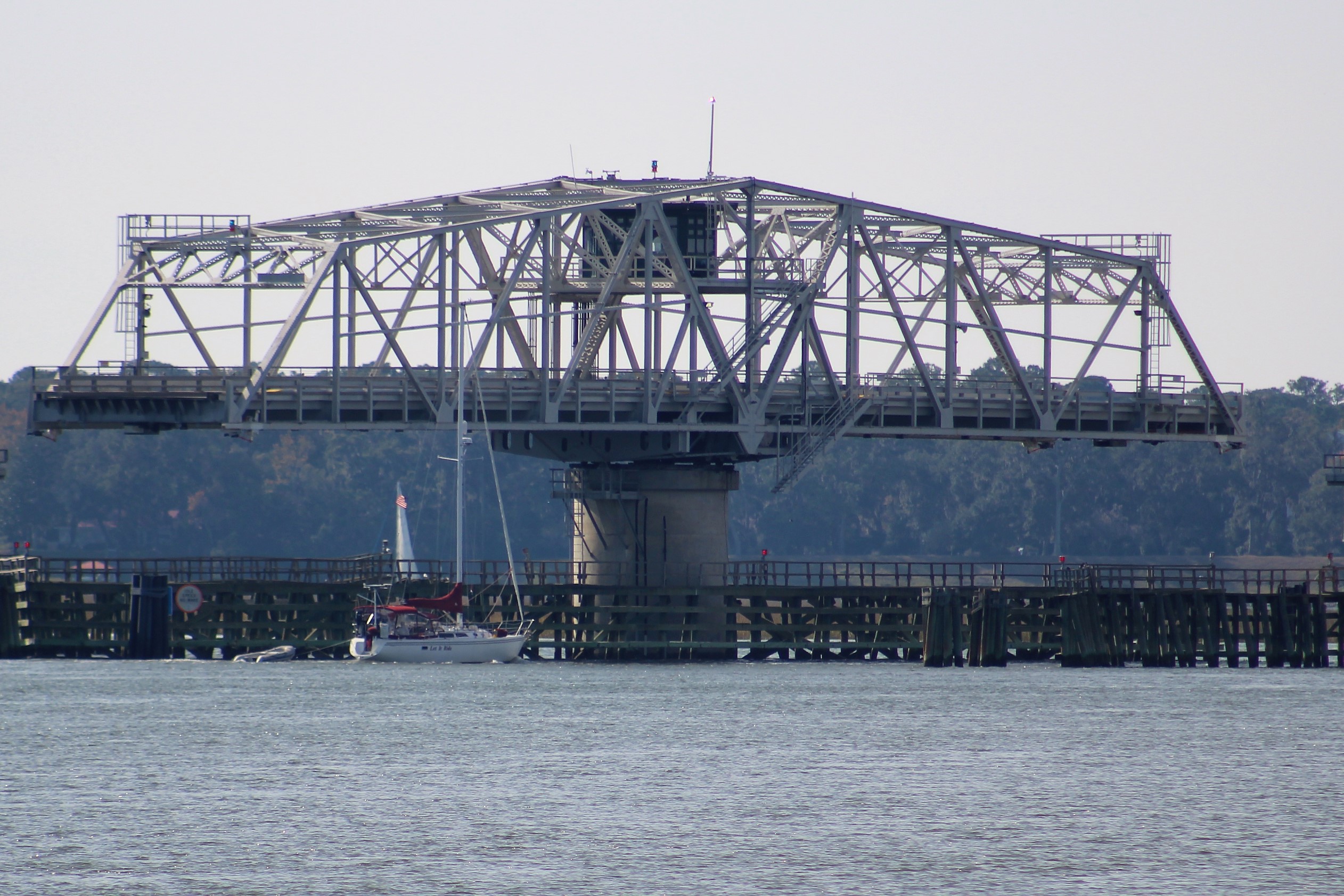 15 Ladies Island Swing Bridge