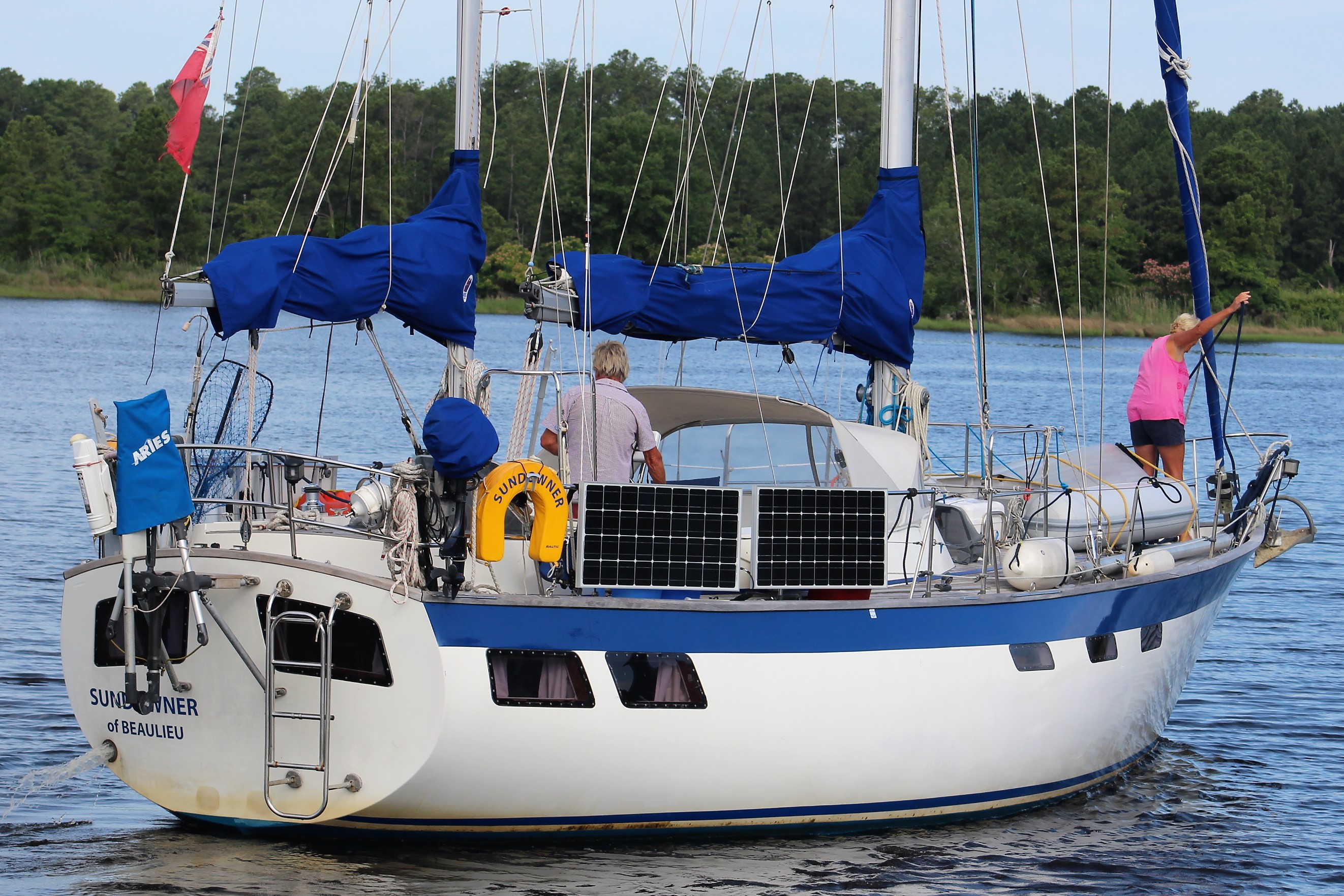 12.1 Crossed Atlantic in the boat